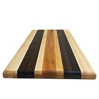 photoroom_20250124_213324 Edge Grain Hardwood Cutting Board – 16” x 10” x 1” (Maple, Cherry, Peruvian Walnut)