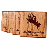 photoroom_20250124_230126 Lake Winnipesaukee Design Red Oak Coasters – Set of 4