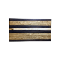 4 Edge Grain Hardwood Cutting Board – Ambrosia Maple, Cherry & Peruvian Walnut (8″ × 15″ × 1.25″)