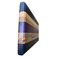 5 Edge Grain Hardwood Cutting Board – Cherry, Ambrosia Maple, Peruvian Walnut & Purpleheart (8″ × 15″ × 1.25″)
