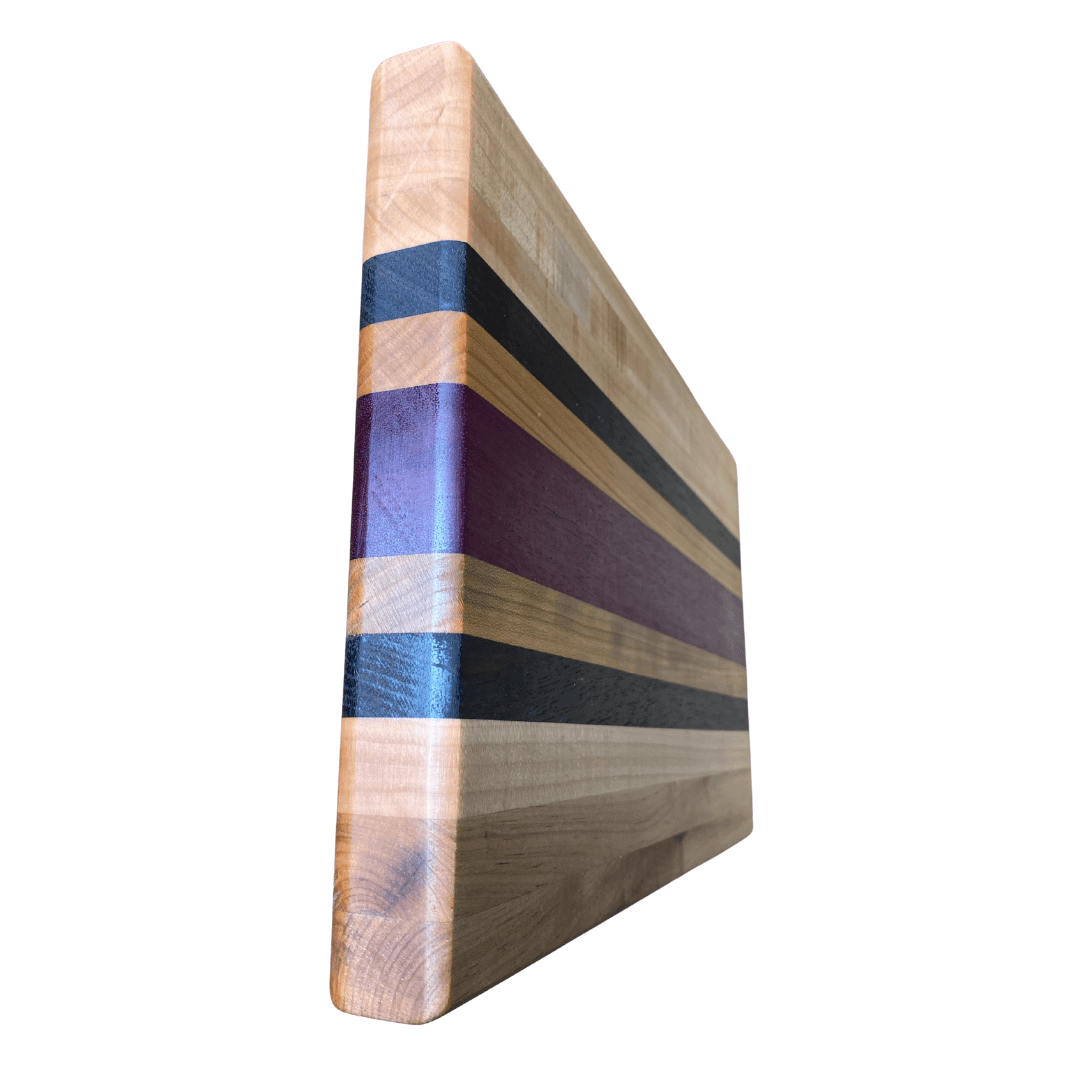 Edge Grain Hardwood Cutting Board β 16.5β x 10β x 1.25β (Cherry, Maple, Walnut, Purpleheart) - Image 2