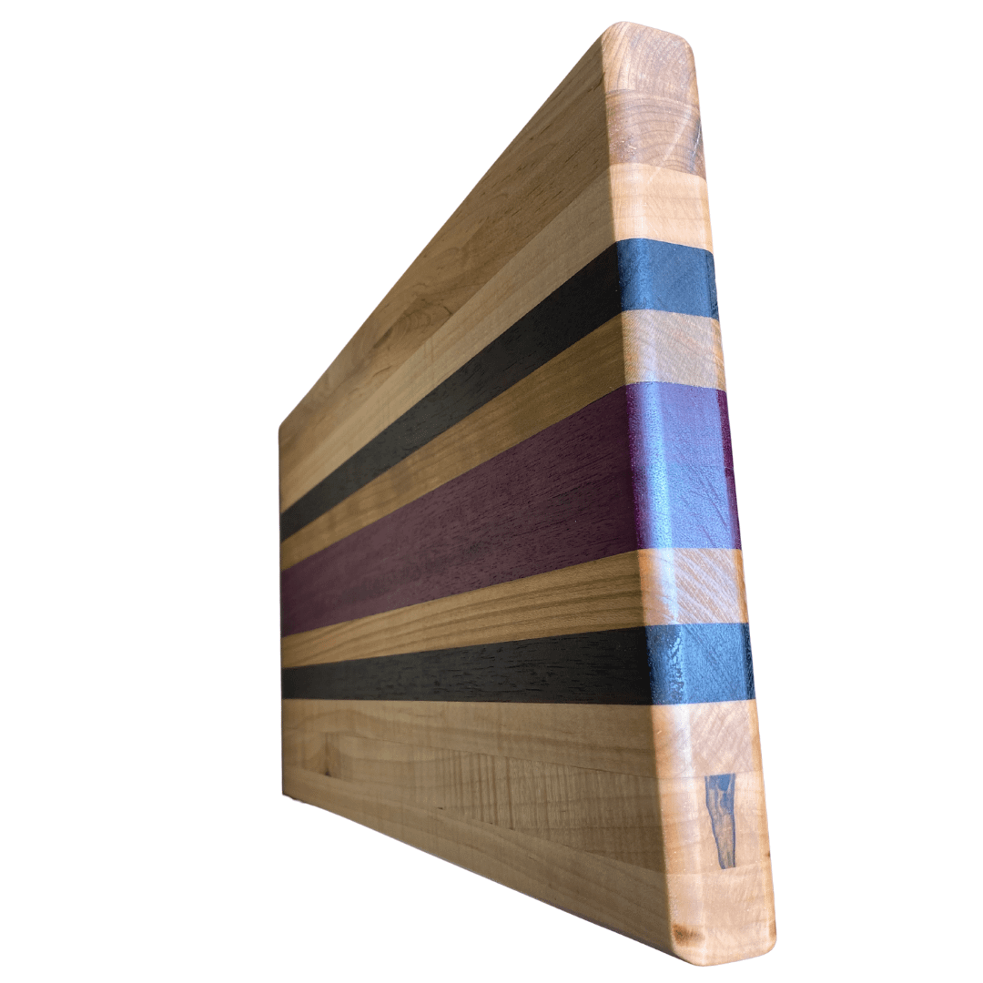 Edge Grain Hardwood Cutting Board β 16.5β x 10β x 1.25β (Cherry, Maple, Walnut, Purpleheart) - Image 6