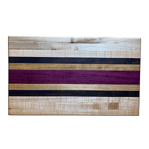 Edge Grain Hardwood Cutting Board – 16.5” x 10” x 1.25” (Cherry, Maple, Walnut, Purpleheart)