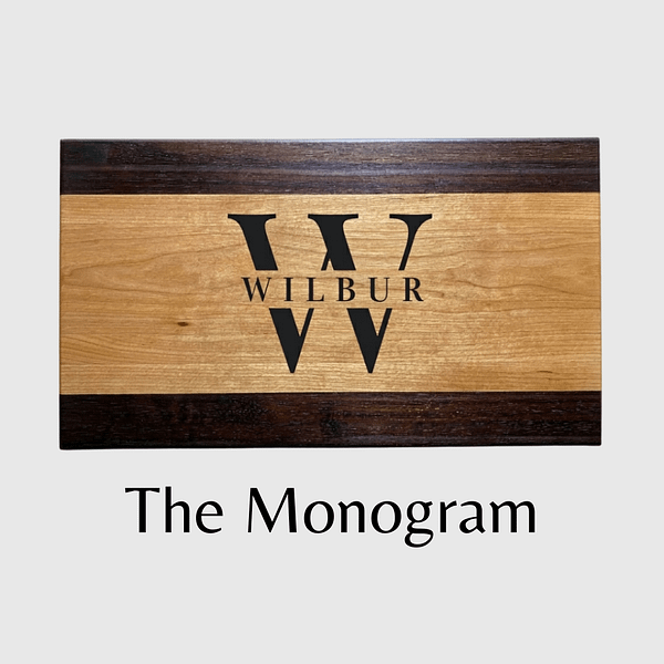 6 The Forever Board | Personalized Wedding Cutting Board | Walnut & Cherry