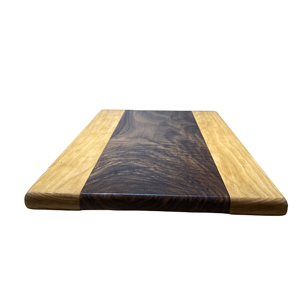 3 Hardwood Cutting Board – Cherry & Figured Walnut (15″ × 10″ × 0.75″)